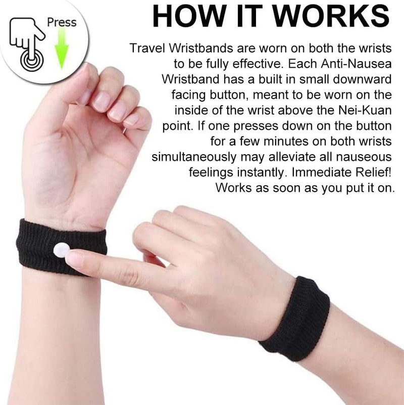 Acupressure Wristband for Nausea | Sugar Control | Buy 1 get 1 free